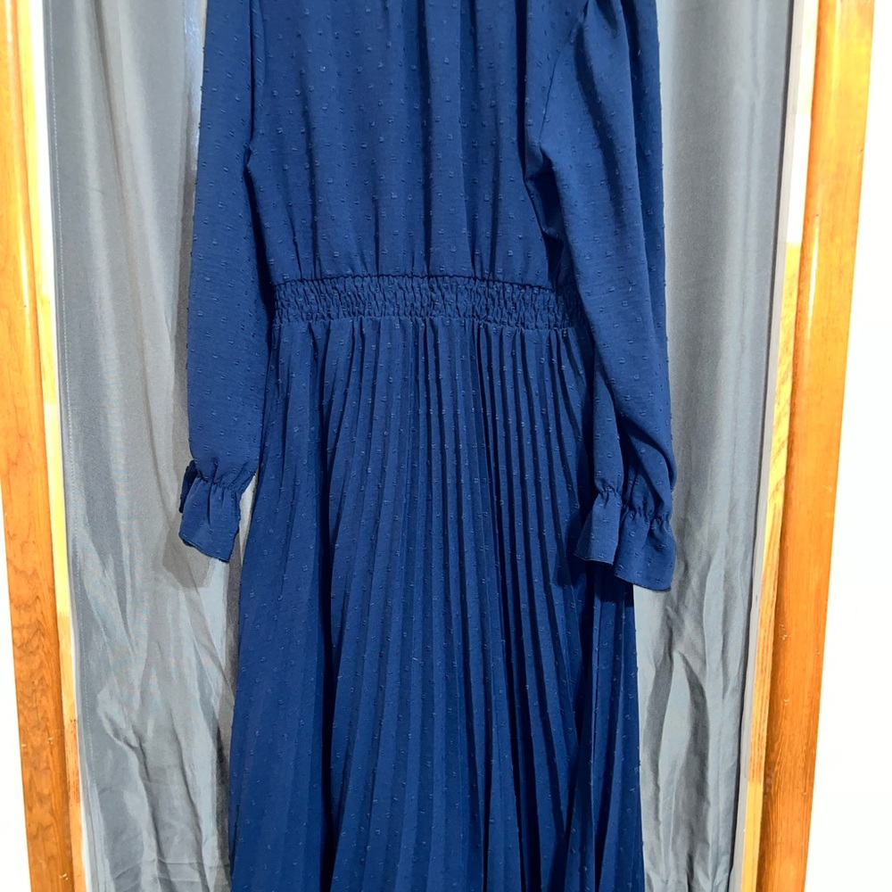 Long sleeve Navy Blue dress